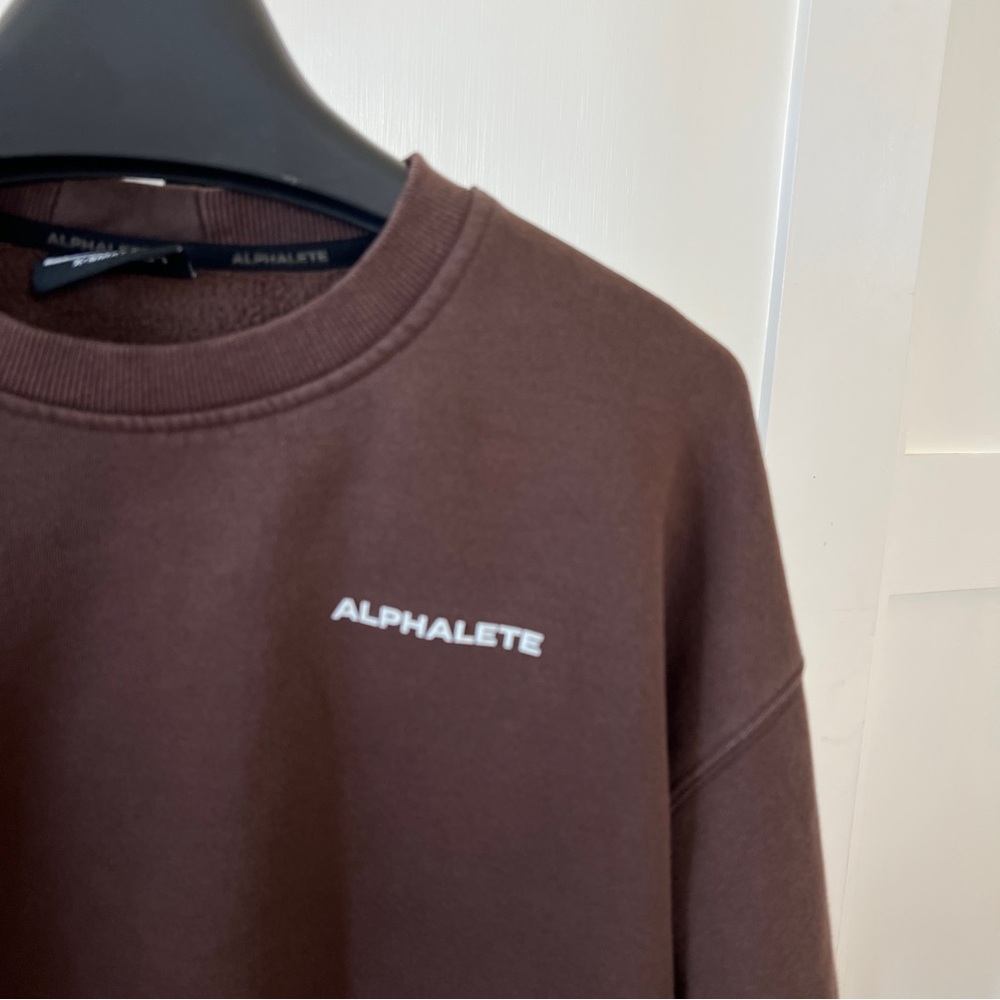 Alphalete Brown Crewneck Sweatshirt - Picture 3 of 6